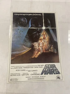 1982 STAR WARS ROLLED ORIGINAL VIDEO RELEASE UNUSED 20x28 PROMOTIONAL POSTER - Picture 1 of 5