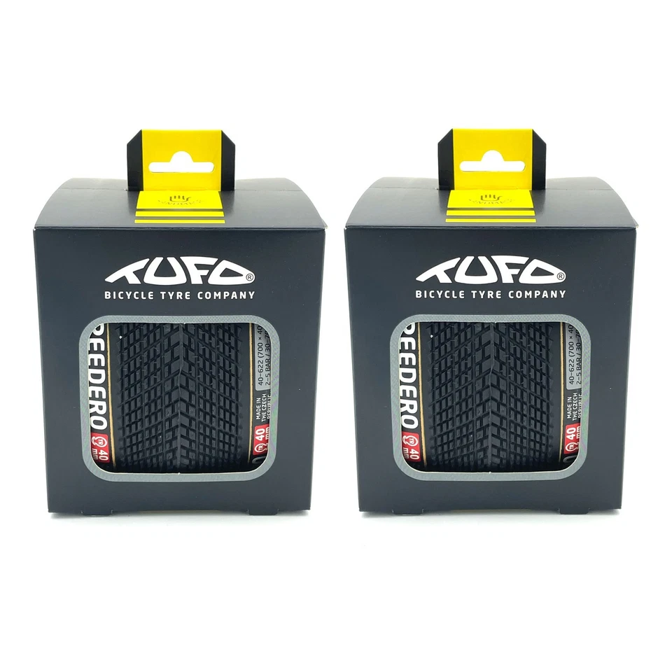 2x Neumáticos Tufo Speedero Tanwall 700 x 40 Tubeless Hechos en la UE - Bicicleta Gravel Beige Foto 1 de 4