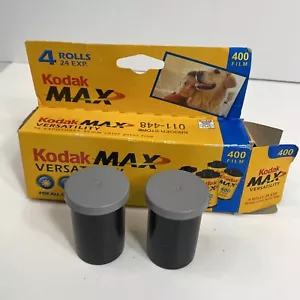 Película Kodak Max Versatility Color 400 ~ Caja abierta ~ 2 rollos 35 mm ~ caducada 2004 - Imagen 1 de 4