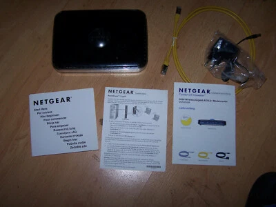 Netgear N300 Wireless Gigabit ADSL2+ Modemrouter (DGN6500B) - Bild 1 von 3