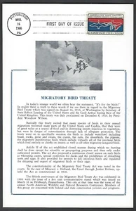 1306 50th Anniversary of the Migratory Bird Treaty - Hammond Maxi-Card - Picture 1 of 1