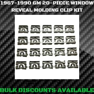 1967-1981 Buick Century Rear Glass Window Windshield Molding Trim Reveal Clips