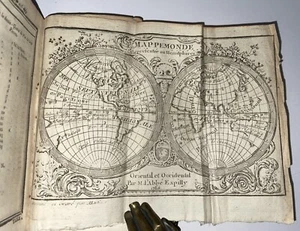 LE GEOGRAPHE MANUEL 1770 Abbé EXPILLY 6 CARTES DEPLIANTES COMPLET - Imagen 1 de 6