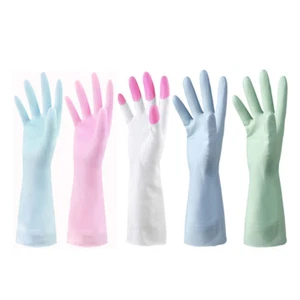 3 Pairs Geschirrspülhandschuhe Gummihandschuhe Dünner Handschuhschutz - Bild 1 von 12