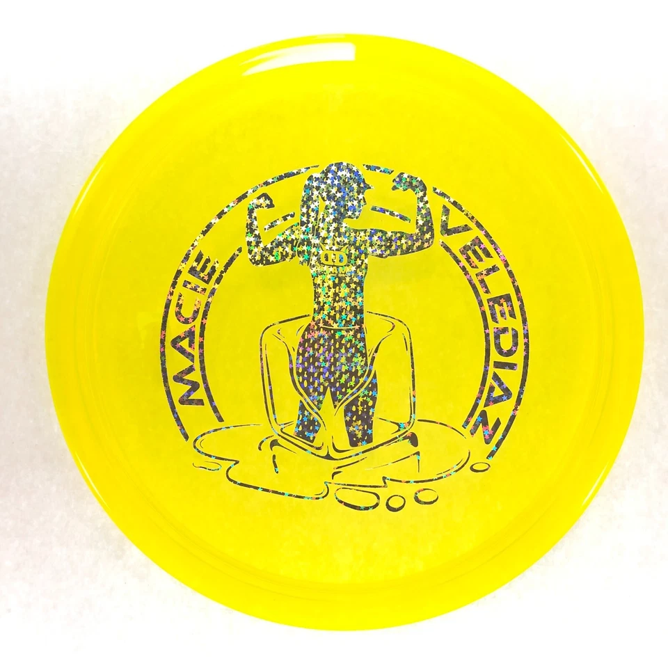 DISC GOLF DYNAMIC DISCS MACIE VELEDIAZ LUCID ICE JUSTICE MIDRANGE 175g YELLOW - Image 1 of 1