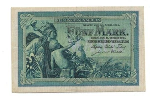 5 Mark 1904 Ro. 22a (2) Reichskassenschein - Bild 1 von 2