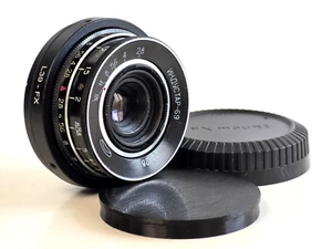 Industar-69 28mm F/2.8 USSR Wide Angle Pancake for Fujifilm X, Infinity focus! - Picture 1 of 17