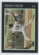 1991 Carlith Printing Kane County Cougars Tommy Taylor Thomas Taylor #13