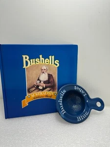 Vintage Collectable BUSHELLS Signature Blue Label Tea Strainer and Address Book - Picture 1 of 10