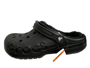 Crocs Baya Gefüttert Clogs Schwarz Unisex - UK M6/W7 US M7/W9 Eu 39/40 - Bild 1 von 6