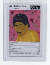 #D WILFREDO GOMEZ Rare Foreign Boxing Card