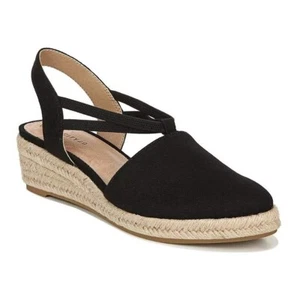 Zapatos para mujer LifeStride Katrina 2 alpargata cuña negros talla 8,5 - Imagen 1 de 11