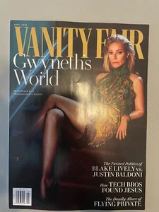 Vanity Fair Magazine April 2025 GWYNETH PALTROW Cover Blake Lively NEW Issue - Imagen 1 de 3
