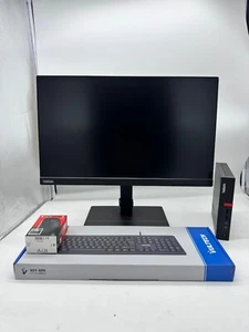 POSTAZIONE PC LENOVO TINY I5 RAM 16GB SSD MONITOR 22 MOUSE E TASTIERA WIN 11 PRO - Foto 1 di 2