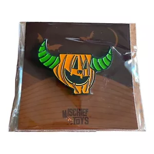 Mischief Toys Pumpkin Gastley Pin - Badge/New/GITD/Limited 200/Sold Out 🐙 - Bild 1 von 3