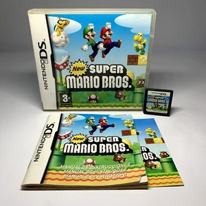 NEW SUPER MARIO BROS 1 NINTENDO DS ORIGINALE COMPLETO OTTIMO VERSIONE ITALIANO - Imagen 1 de 10