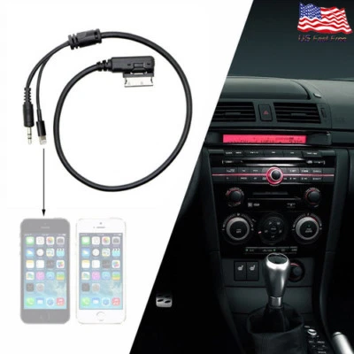 For Mercedes Benz MMI Music Interface AUX Cable USB Cord Charging iPod iPhone - Image 1 of 4