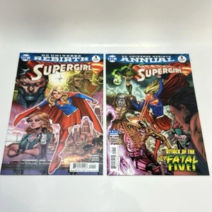 Supergirl #1 & Annual #1 DC Universe Rebirth High Grade - Foto 1 di 15
