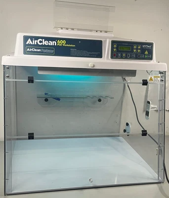 AirClean Systems AC632DBC PCR Workstation Hood UVTect 110V 80W Lab Equipment - Image 1 of 4