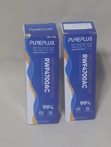 PAIR (2) Pureplus RWF4700AC Replacement Refrigerator Water and Air Filter NIB - Picture 1 of 3