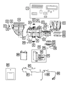 Genuine Mopar A/C And Heater Actuator 68396059AB - Picture 1 of 3