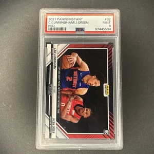Cade Cunningham / Jalen Green 2021 Panini Instant Red #32 #67/99 PSA 9 - Picture 1 of 2