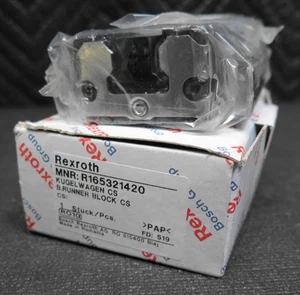 Bosch Rexroth Pre-Greased Runner Block/Ball Rail R165321420 - Picture 1 of 7