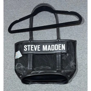 Steve Madden | Women's Black Mesh Purse Bag - Picture 1 of 2