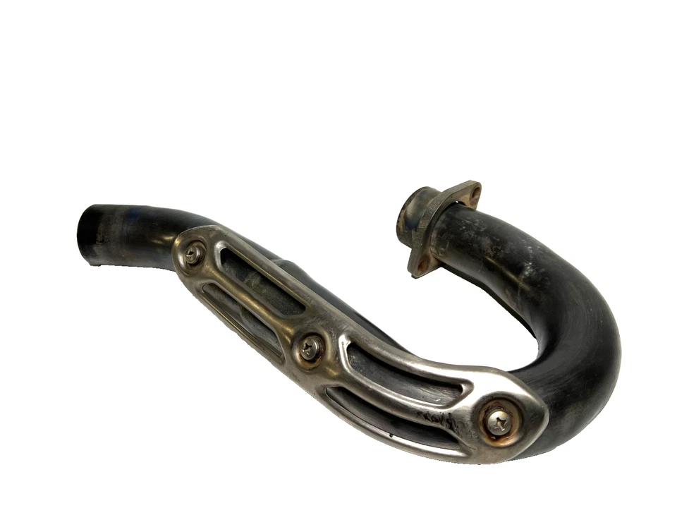 Yamaha YZ450F YZ 450F 2009 09 OEM sistema de escape cabezal tubo montaje silenciador Foto 1 de 4