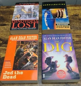 Menge 4 ALAN DEAN FOSTER Taschenbücher THE DIG - DINOTOPIE VERLOREN - JED DIE TOTEN - Bild 1 von 19
