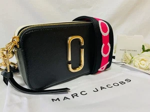 MARC JACOBS Snapshot Camera Bag Shoulder Bag Black Multi Snapshot Crossbody - Picture 1 of 8