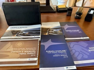 2016 Subaru Legacy / Outback Owners Manual Complete Set OEM with Case - Bild 1 von 11