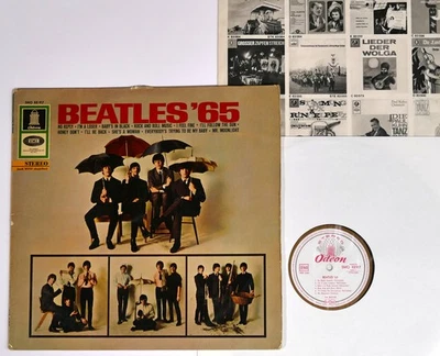 LP The Beatles - Beatles ´65 - white gold Odeon SMO 83 917 - 1965 - rare german - Bild 1 von 4