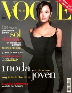 CLAUDIA MASON Stella Tennant CLAUDIA CARDINALE Vogue Magazine Spain April 1995 - Picture 1 of 5