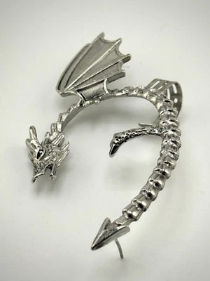 Pendiente Dragon Core Silvertone Gótico Hada Cosplay Fantasía Foto 1 de 4