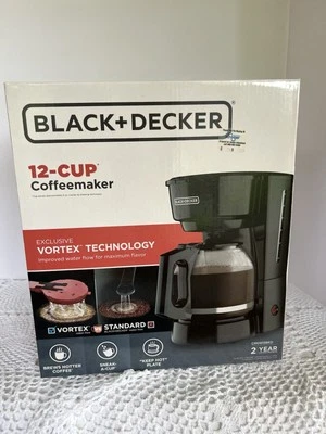 BLACK+DECKER 12-Cup* Programmable Coffeemaker, Black New Sealed Box - Image 1 of 4