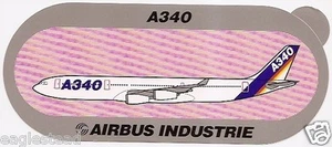 Baggage Label - Airbus - A340 - House - Red Dot Background Sticker (BL481) - Picture 1 of 1