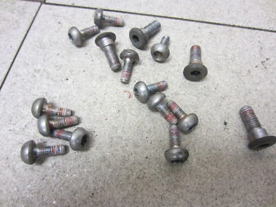 02-03 HONDA CBR954RR CBR954 CBR 954 OEM PARAFUSOS DE ROTOR DE FREIO DIANTEIRO DISCO TRASEIRO - Imagem 1 de 2