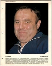 1980-81 Dimanche / Derniere Heure Photos Claude Ruel #NNO Montreal Canadiens