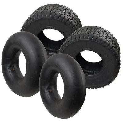 2x Reifen / 2x Schlauch 18x8.50-8 18x9.50-8 Aufsitzmäher Rasenmäher Rasentraktor - Bild 1 von 4