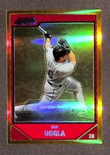 2007 Bowman Chrome Gold Refractor #10 Dan Uggla /50