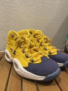 Reebok Question Mid All Star gelb Lakers Allen Iverson Lakers V72127 Größe 8,5 - Bild 1 von 6