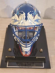 PATRICK ROY SIGNED 1996 EA SPORTS LARGE MINI REPLICA AVALANCHE MASK STEINER COA - Picture 1 of 12