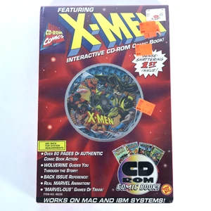 Vintage 1995 Marvel X-Men Interactive CD-ROM Comic Book Windows Mac - Picture 1 of 6