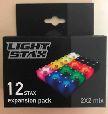 Light Stax M-04020 - Expansion Pack 12 LED Bausteine 2x2 (groß)