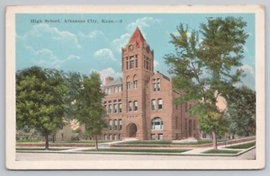 High School in Arkansas City Kansas Postkarte - Bild 1 von 2