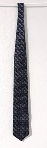 Hart Schaffer Marx Men’s Neck Tie - Silver Grey - 100% Silk- 3.5” Width - Picture 1 of 4