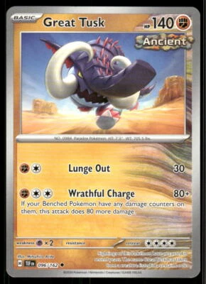 SV05: Temporal Forces #096/162 Great Tusk - Image 1 of 2