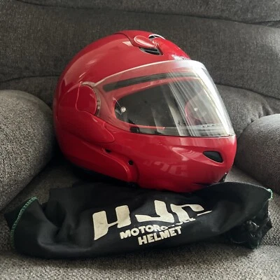 Casco Abatible Clásico Nolan Italia Rojo Talla Pequeña N100 DOT Foto 1 de 4