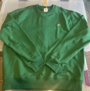 New Balance Made in USA Pine Green Crew Size XL Sweatshirt NB Core Collection - Picture 1 of 6